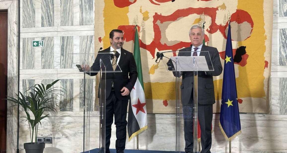 Tajani “L’Italia aiuterà la Siria a trovare la sua stabilità”